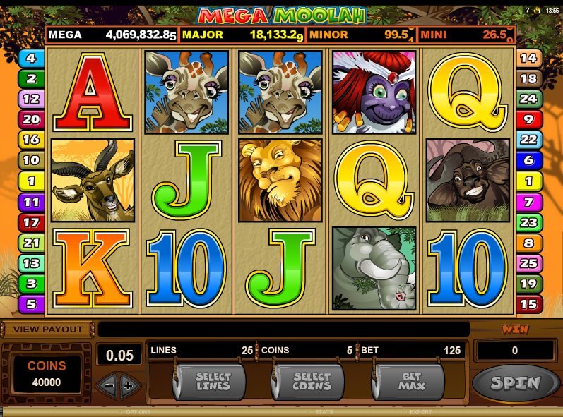 mega moolah pokies microgaming